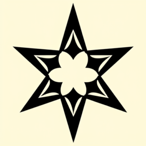 Blackout Star Tattoo