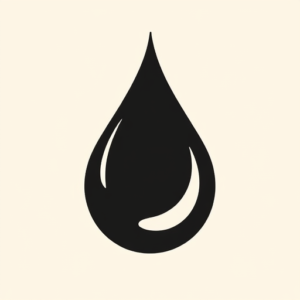 Blackout Teardrop Tattoo
