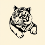 Blackout Tiger Tattoo