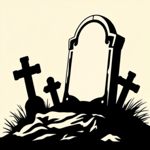 Blackout Tombstone Tattoo