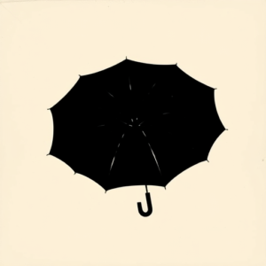 Blackout Umbrella Tattoo