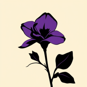Blackout Violet Tattoo