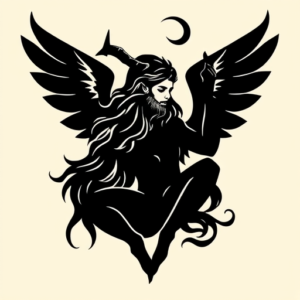 Blackout Virgo Tattoo