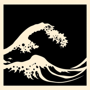 Blackout Wave Tattoo