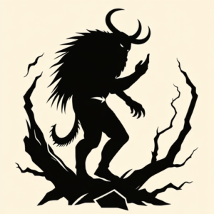 Blackout Wendigo Tattoo