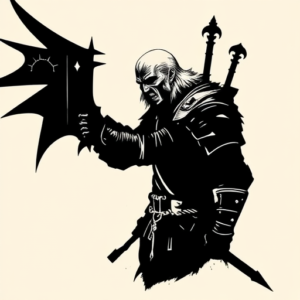 Blackout Witcher Tattoo