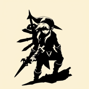 Blackout Zelda Tattoo