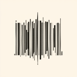Blackwork Barcode Tattoo