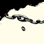 Blackwork Chain Tattoo