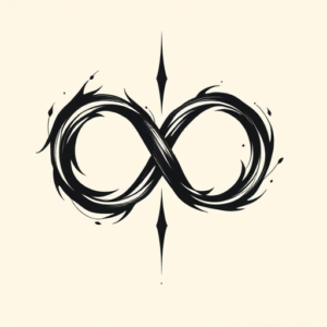 Blackwork Infinity Tattoo