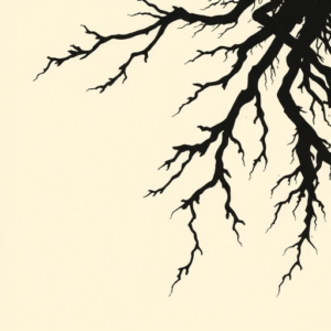 Blackwork Kintsugi Tattoo