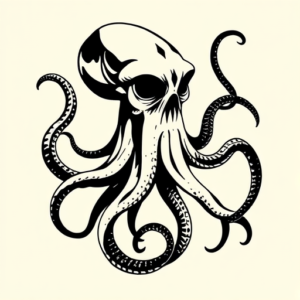 Blackwork Medusa Tattoo