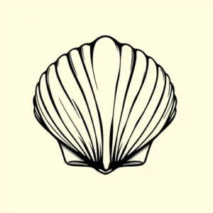 Blackwork Shellback Tattoo