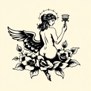 Blackwork Venus Tattoo