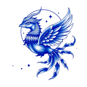 Blue Ink Orion Tattoo