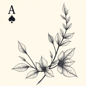 Botanical Ace Tattoo