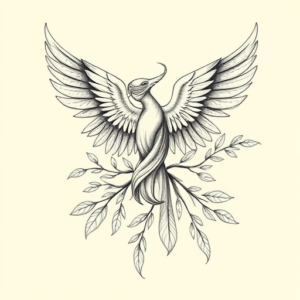 Botanical Archangel Tattoo