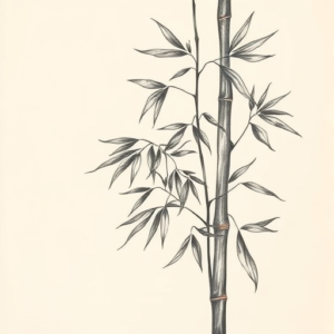 Botanical Bamboo Tattoo