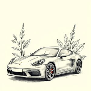 Botanical Car Tattoo