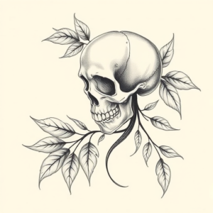 Botanical Death Tattoo