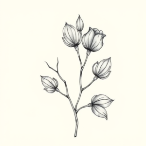 Botanical Desert Tattoo