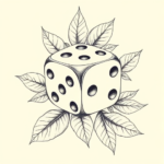 Botanical Dice Tattoo
