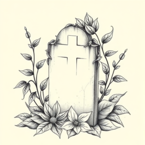 Botanical Graveyard Tattoo