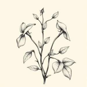 Botanical Hades Tattoo