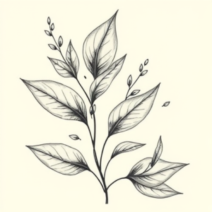 Botanical Nature Tattoo