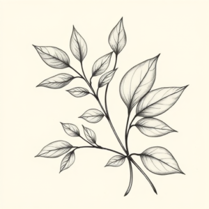 Botanical Plant Tattoo