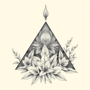 Botanical Pyramid Tattoo