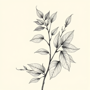 Botanical Rockstar Tattoo