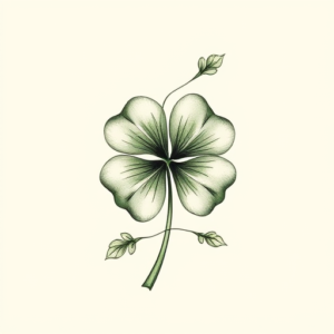 Botanical Shamrock Tattoo