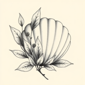 Botanical Shellback Tattoo