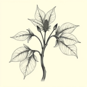 Botanical Sisyphus Tattoo