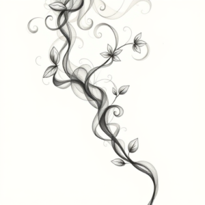 Botanical Smoke Tattoo
