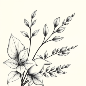 Botanical Stoic Tattoo