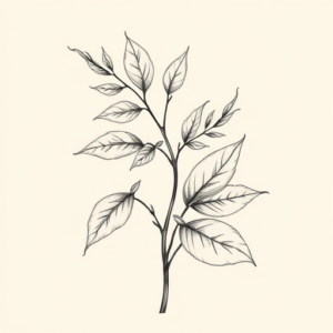 Botanical Storm Tattoo