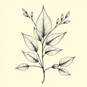 Botanical Viking Tattoo