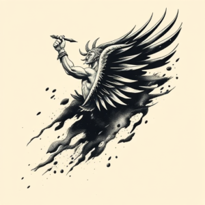 Brushstroke Apollo Tattoo