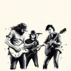 Brushstroke Band Tattoo