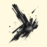 Brushstroke Coordinates Tattoo