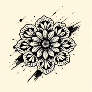 Brushstroke Crochet Tattoo