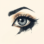 Brushstroke Eye Tattoo