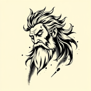 Brushstroke God Tattoo