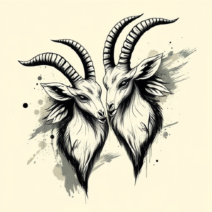 Brushstroke Hades Tattoo
