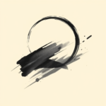 Brushstroke Halo Tattoo