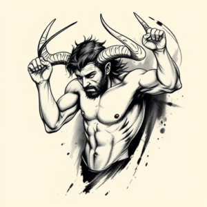 Brushstroke Incubus Tattoo