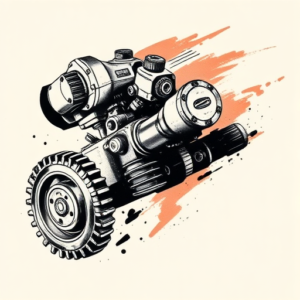 Brushstroke Mechanic Tattoo