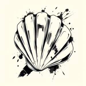 Brushstroke Shellback Tattoo